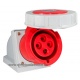 BASE SUPERFICIE HEMBRA 3P+T 16A IP67