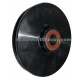 POLEA  DE ACERO 170mm DE DIAMETRO PARA CABLE ACERO DE 8mm CON DOS RODAMIENTOS 6005