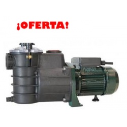 BOMBA PISCINA 1 CV MONOFASICA 220 VTS 18.4m3/h SERIE MINI  CON PREFILTRO INCORPORADO