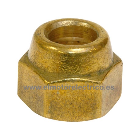 TUERCA LATON DE 3/8" SAE