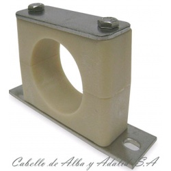 ABRAZADERA PARA TUBERIAS EN POLIPROPILENO  C8    73mm