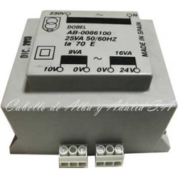 TRANSFORMADOR AB-0086100 CARRIER AB-0086100 DOBLE CIRCUITO 220V 10 VTS+24 VTS