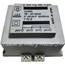TRANSFORMADOR TB-3016400 CARRIER AB-0086100 DOBLE CIRCUITO 220 V 0-24 VTS + 0- 24 VTS
