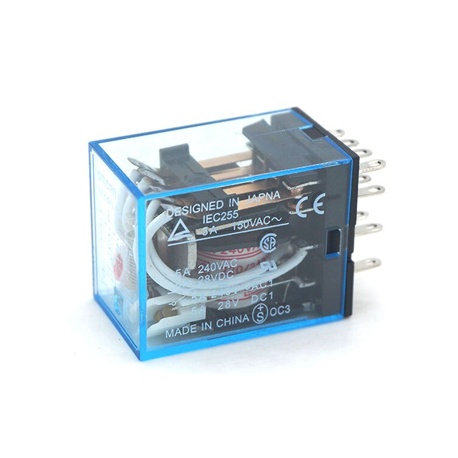 RELE MINI MY4- 4 CONTACTOS  220V OMRON 