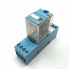 RELE MINI CON BASE AC 220 V RELECO SERIE QR-C 