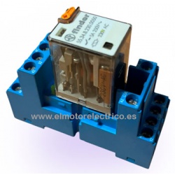 RELE MINI CON BASE AC 220 V FINDER 55.34.8.230.0050