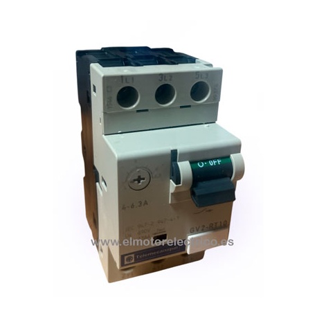 DISYUNTOR GUARDAMOTOR 4-6.3 AMP GV2 RT10 TELEMECANIQUE