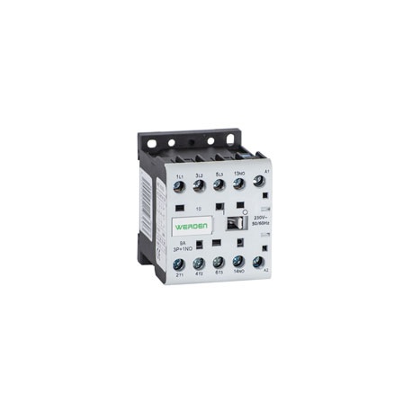 CONTACTOR MINI AC 3P 12 A 24 V 