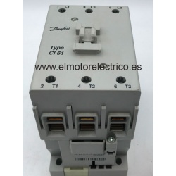 CONTACTOR 3 POLOS C61 100 AMP. 220V DANFOSS