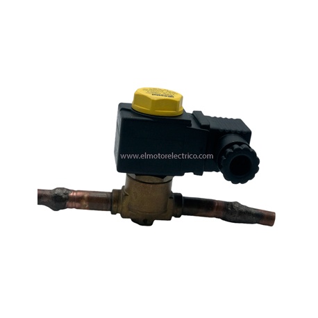 VALVULA SOLENOIDE CASTEL RECUPERADA 1068/3S TIPO HM2  3/8 45BAR TS -35-105  EN BUEN ESTADO

RECUPERADA 