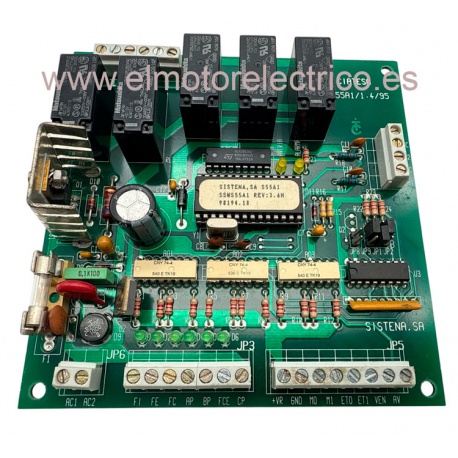 PLACA ELECTRONICA S55A1 SISTENA -CIATESA REV1.4 R 3.4 SSWS55A1 REV 3.6  98194.18 RECUPERADA

