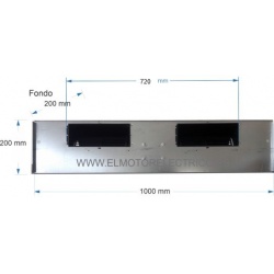 Ventilador  Mod. ELCO 3BTB CO 60-45  para fancoils Carrier, Ciat, Tecna, Midea, Gree, Mitsubishi, Ferroli, Airwell, Rhoss, Cliim