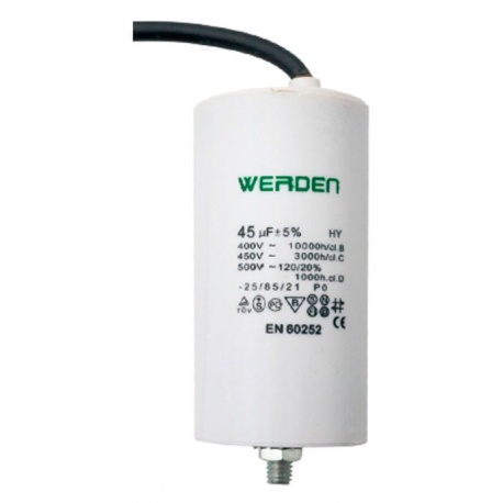 CONDENSADOR 16MF 450W CON CABLE
