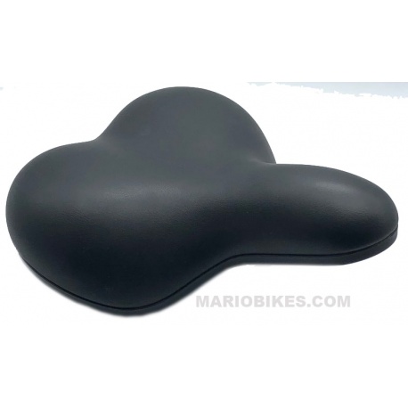 SILLIN BICICLETA CITY  BLACK THUNDER ANCHO ESPECIAL COLOR NEGRO 