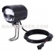 FARO DE LED 36V-48V  NEGRO OVALADO PARA BICICLETA