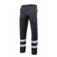 PANTALON MULTIBOLSILLO TEJIDO ELASTICO CON CINTAS REFLECTANTES 240 GRS. VELILLA