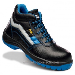 BOTA PIEL NEGRA S3 CORDONES MOD. IR100-EBRO FAL 