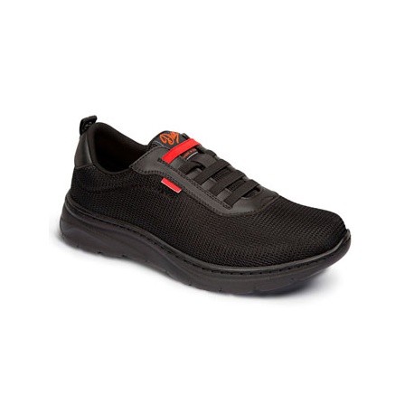 ZAPATO CIERRE CORDONES ELASTICOS NEGRO MOD.ALICANTE DIAN