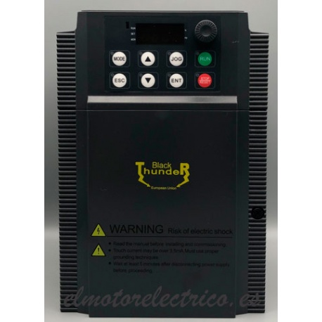 Variador Frecuencia 5.5 CV-4 KW BT31-4RG/5.5RP-T3  Entrada trifasica 380V/Salida trifasica 380 V BLACK THUNDER