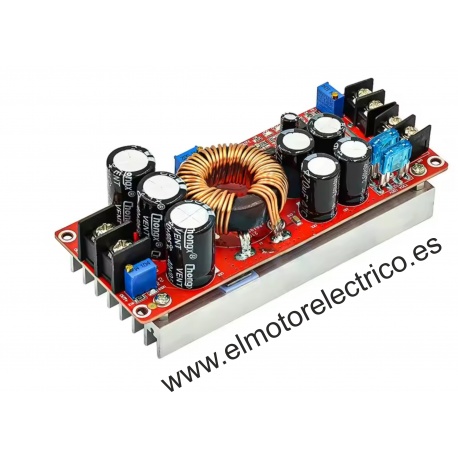 CONVERTIDOR DE CORRIENTE CONTINUA DE 1200W 20AMP.HW-455  -ENTRADA 8-60 VCC SALIDA 12.83 VCC