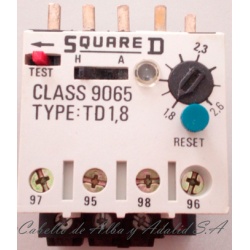 RELE TERMICO 5.5-8 AMP. MINI TD5.5 CLASS 9065 SQUARE. 