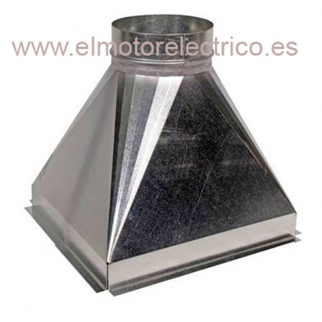 TOLVA 400x355x395mm CHAPA GALVANIZADA PARA CAJA DE VENTILACION 