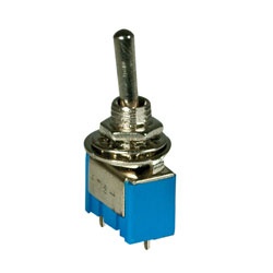 INTERRUPTOR PALANCA UNIPOLAR MINIATURA 6AM 125AVC