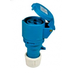 BASE HEMBRA AEREA 2P+T 32A IP44