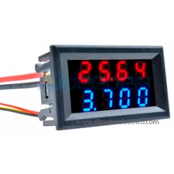 VOLTIAMPERIMETRO 100V-10A DC