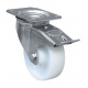 RUEDA PLACA GIR.FRENO NYLON 100 MM 120KG COFAN.