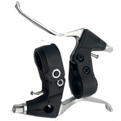 MANETA FRENO DERECHA  METALIZADO-NEGRO  PF-05D PARA  BICICLETA 