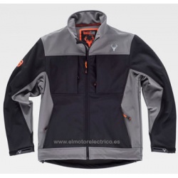CHAQUETA SHOFTSHELL COMBINADA MOD.S8620 WT