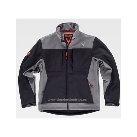 CHAQUETA SHOFTSHELL COMBINADA MOD.S8620 WT