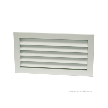 REJILLA 600x400 RETORNO ALUMINIO BLANCO 