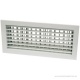 REJILLA 400x100 DOBLE IMPULSION ALUMINIO BLANCO