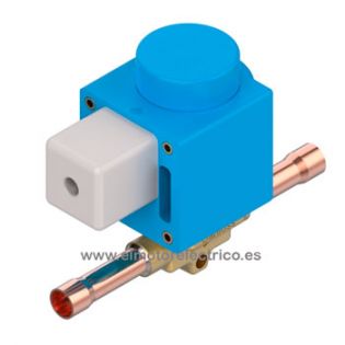 VALVULA SOLENOIDE DANFOSS EVO 101 032F2047 00 220V 1/4 ODF SOLDAR 10W