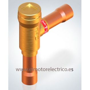 VALVULA RETENCION NRV28s 020-1021 EN ANGULO 1 1/8 DANFOSS SOLDAR ODF 0.04 BAR
