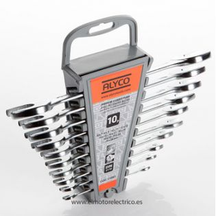 JUEGO LLAVES FIJAS 10 PZAS ALYCO ORANGE