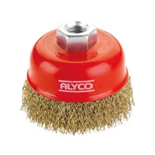 CEPILLO TAZA ALAMBRE ONDULADO 100 M AMOLADORA ALYCO