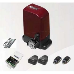 MOTOR PUERTA CORREDERA 500 KG KIT COMPLETO MOTORLINE KITBRAVO500 CON 4 METROS CREMALLERA