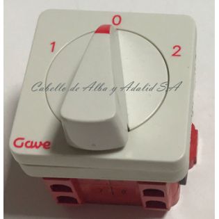 INVERSOR A-6701000 GAVE 2 POLOS POS-1-0-2  16A 600V