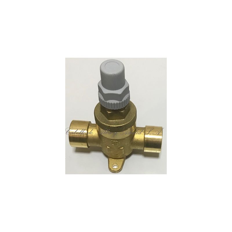 VALVULA MANIOBRA 6420/6 CASTEL 3/4 PASO RECTO CON CAPUCHON  PARA SOLDAR