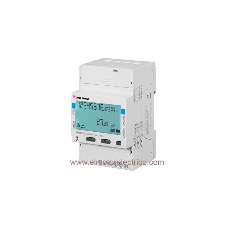 ANALIZADOR DE ENERGIA EM530 DINAV53XS1X RECUPERADO SIN USO