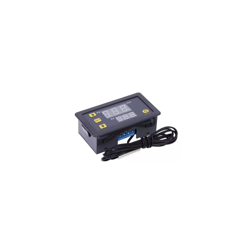 TERMOSTATO DIGITAL DOBLE VISOR SALIDA 10A 12V CON SONDA