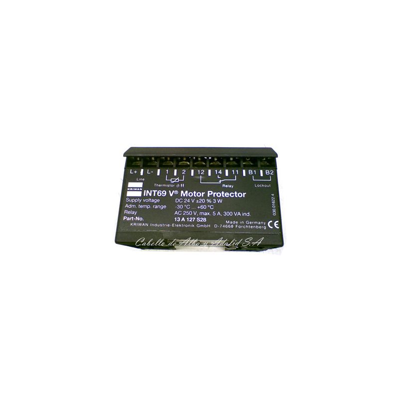 MODULO INT69-V NR.52 A 127 KRIWAN PROTECTOR MOTOR  230V/  63000123 4