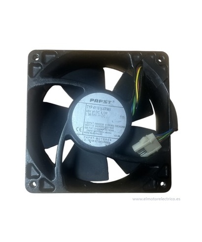 VENTILADOR CUADRO 48V DC 4118N/6XMV 120x120x38mm 4.5W PAPST USADO