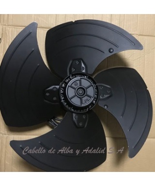 VENTILADOR AXIAL FS045-6EA-2C USADO MONO 220 VTS 150W 0.65A 870 RPM 50 HZ S/REJILLA ZIEHL-ABEGG SOPLANTE