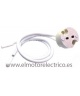 PORTALAMPARAS G5.3 TERMOPLASTICO CON CONEXION PARA LED Y HALOGENO  BLANCO 
