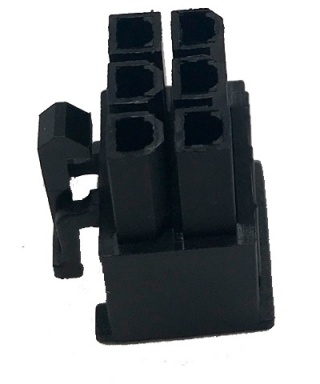 10 CONECTOR HEMBRA 2X3P +TERMINAL 60