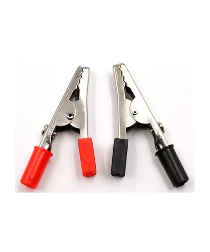 PINZAS DE COCODRILO METALICA JUEGO 2 UNIDADES